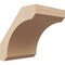 Ekena Millwork 5-inch W x 6-inch D x 6-inch H Legacy Rough Cedar Woodgrain TimberThane Knee Brace, Primed BRCUR05X06X06LECRCPR - alternate 1
